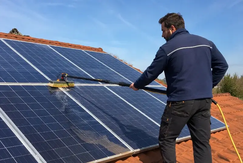 Nettoyage et entretien de panneaux solaires à Saint-Macaire-du-Bois